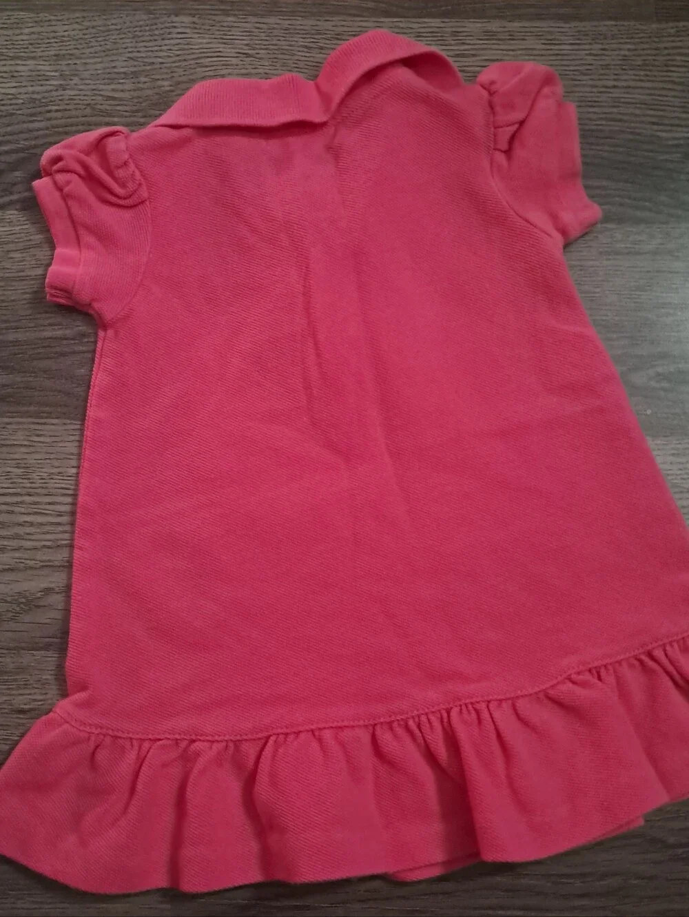 Ralph Lauren Baby Pink Polo Dress Size 6 Months